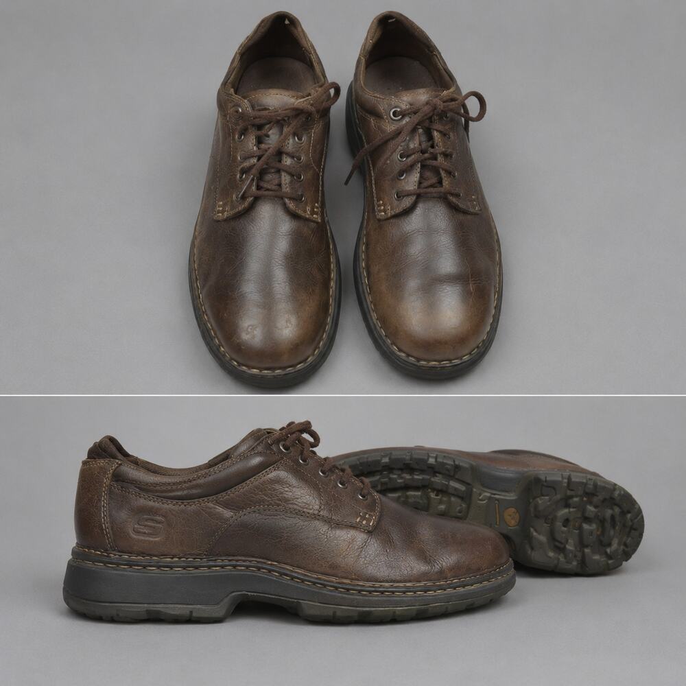 Timberland Men’s Brown Leather Plain Toe Oxford Shoes Size 11.5M